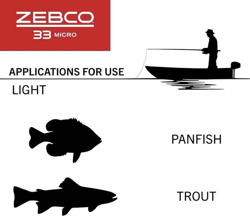 Zebco 33 Micro Spincast Reel and 2-Piece Fishing Rod Combo, 4.5-Foot Rod with Bonus Tackle Pack, QuickSet Anti-Reverse Fishing Reel with Bite Alert