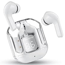 Wireless Earbuds,Bluetooth 5.4 Headphones Bass Stereo,Bluetooth Earbuds with ENC Noise Cancelling Mic,IPX8 Waterproof in Ear Earphones,48H Playtime LED Display in-Ear Ear Buds for iPhone/Android/iOS