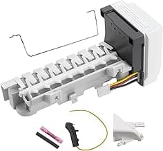 W10882923 Refrigerator Ice Maker, Compatible with Whirlpool Maytag KitchenAid, Replaces W10377151 AP6037857 W10377147 PS11769140, Stable & Efficient Ice Production