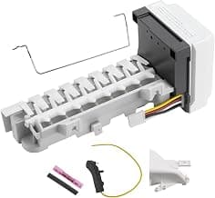 W10882923 Refrigerator Ice Maker, Compatible with Whirlpool Maytag KitchenAid, Replaces W10377151 AP6037857 W10377147 PS11769140, Stable & Efficient Ice Production