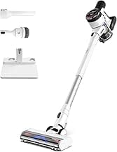 Tineco Pure ONE S15 Essentials Cordless Vacuum Cleaner, Stick Vacuum Rechargeable with Anti-Tangle Brush, LED Headlights for Hard Floor, Pet Hair & Home Cleaning