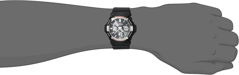 Casio Men's GAS-100-1ACR G Shock Analog-Digital Display Quartz Black Watch