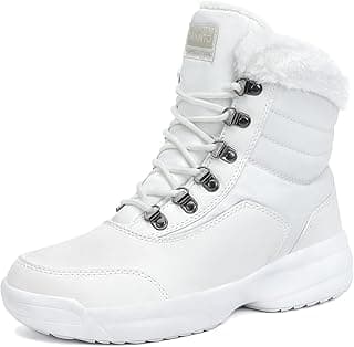 Dannto Women Winter Snow Boots Ladies Warm Fur Lined Ankle Booties Outdoor Water Resistant Furry Shoes