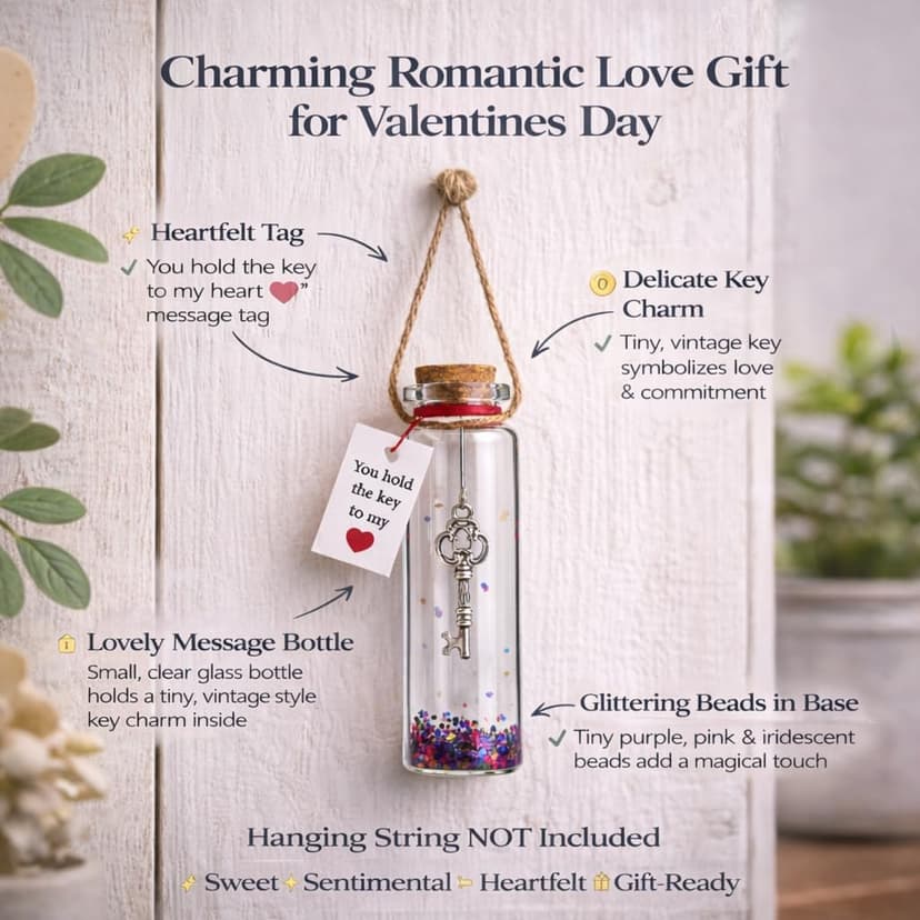VELENTI® Valentines Day Love Gift For Her, Love Gifts for Her, Him, Her, Mom, Cute Anniversary Wedding Gifts, Christmas, Romantic Gift for Girlfriend & Boyfriend, Wife, Gifts From Husband, I Love You