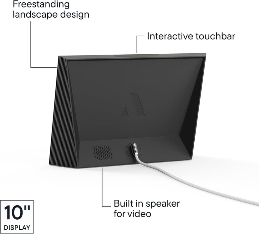Aura Digital HD Picture Frame, Best Frame for Gifting, (10" - Carver Black Mat) B0GMKR3PJ7