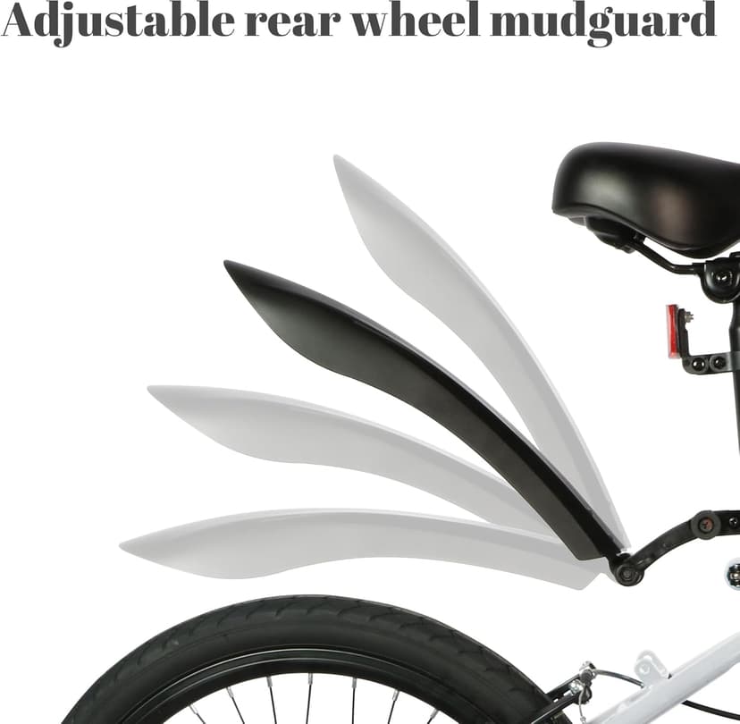 20 Inch Folding Bike with 7-Speed, Foldable Bikes for Adults, Lightweight Folding Bicycle with Basket, Fender, Front and Rear V-Brakes, Adjustable Seat