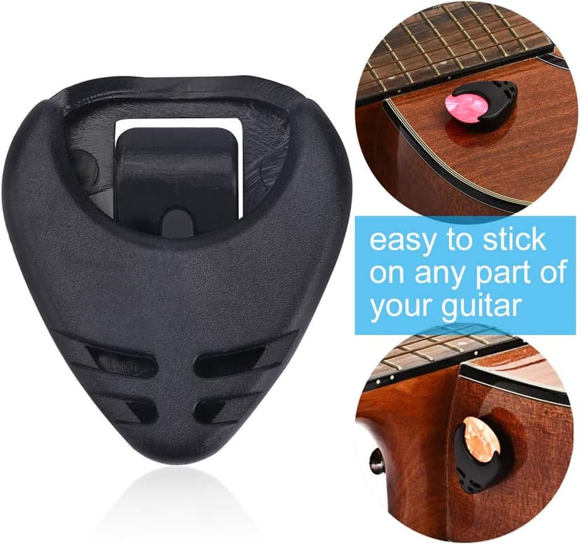 MOREYES Guitar Picks Capo Guitar Tuner Clip on for Acoustic Ukelele Bass Classical Guitar
