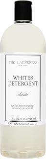 The Laundress Whites Detergent, Concentrated Laundry Detergent Liquid, Whiten & Brighten Clothes, Tough on Stains, Classic Scent, 32 oz.
