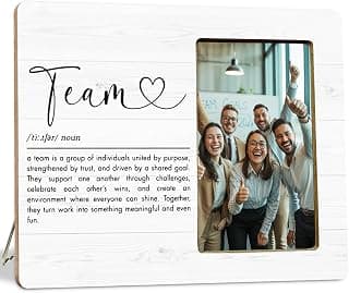 Team Definition Gifts Picture Frame, Best Team Ever Gifts Picture Frame for Employees Coworker Colleage B0FQ3VZXW9