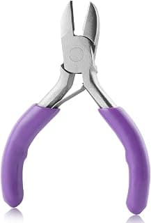 Mini Diagonal Pliers 3 Inches Wire Cutters Small Side Cutter Mini Jewelry Pliers High Hardness Wire Cable Snips Flush Cutter Snips Tools For Wire Wrapping Bending Cutting Snipping B0CJDWVLJH