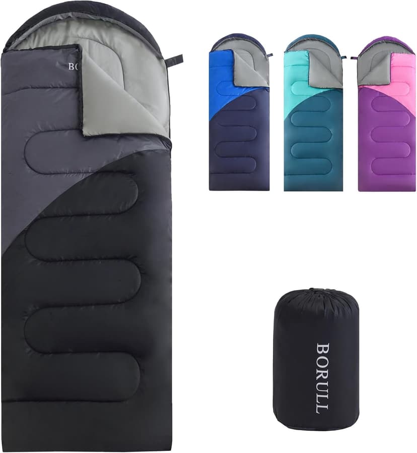 Sleeping Bags for Adults Cold Warm Weather,Backpacking Compact Lightweight Camping Sleeping Bag with Compression Sack for Kids,Camping Essentials Gear for Hiking,Travel,Climb,Outdoor, Indoor