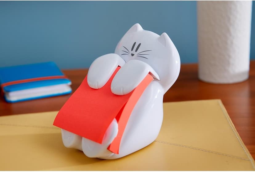 Post-it Pop-up Note Dispenser Cat Design 3x3 in 1 Dispenser/Pack (CAT-330 White)