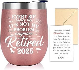 NewEleven Frist Christmas Retirement Gift For Woman 2025 - Farewell Gifts For Coworkers, Boss, Friend, Teacher, Grandma - Coworker Leaving Gifts For Women From Friend, Family - Tumbler 12 Oz