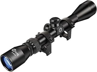 CVLIFE 3-9x40 Optics R4 Reticle Crosshair Scope with Scope Mounts