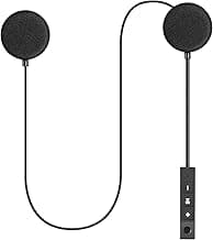MAXTO Motorcycle Helmet Bluetooth Headset Outdoor Hands-Free Speaker Bluetooth 5.3 EDR Wireless Motorcycle Headset Automatic anwser High Sound Quality Headphone(Earpiece Thickness: 0.55 in)