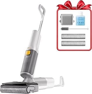 roborock F25 GT Set Wet Dry Vacuum Mop, Wet Dry Vacuum Cleaner Cordless, 20000Pa Floor Cleaner Machine for Tile Hard Floor, 194°F Self Cleaning Mop Combo with 180° Lie-Flat, 2 Extra Roller Brush