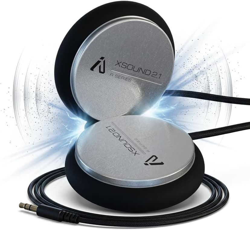 I A S U S High Performance Helmet Speaker Headphones with a 3.5mm Earbud Audio Jack Compatible with Most Helmet Comm Systems - The XSound 2.1 R fits in Most Ski, Snowboard and Motorcycle Helmets