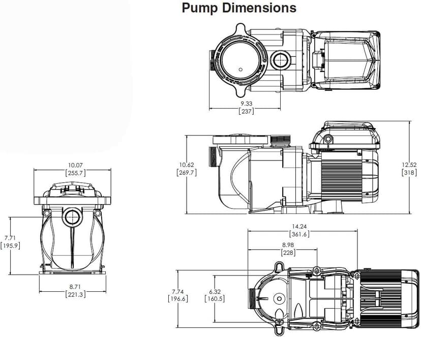 Pentair EC-342001 - SuperFlo VS Variable Speed Pool Pump, 1.5 HP