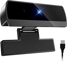 Diccik Webcam for PC, Full HD 1080P Video Calling, HD Light Correction, Works with Skype, Zoom, FaceTime, Hangouts, PC/Mac/Laptop/MacBook/Tablet