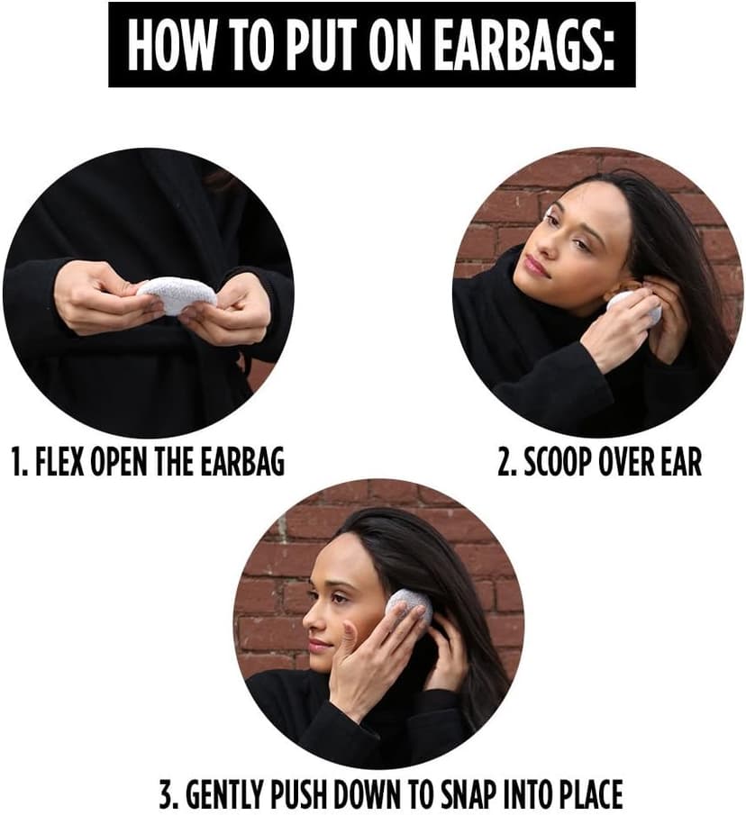 Sprigs Earbags Bandless Ear Warmers/Earmuffs with Thinsulate Ear Muffs For Winter