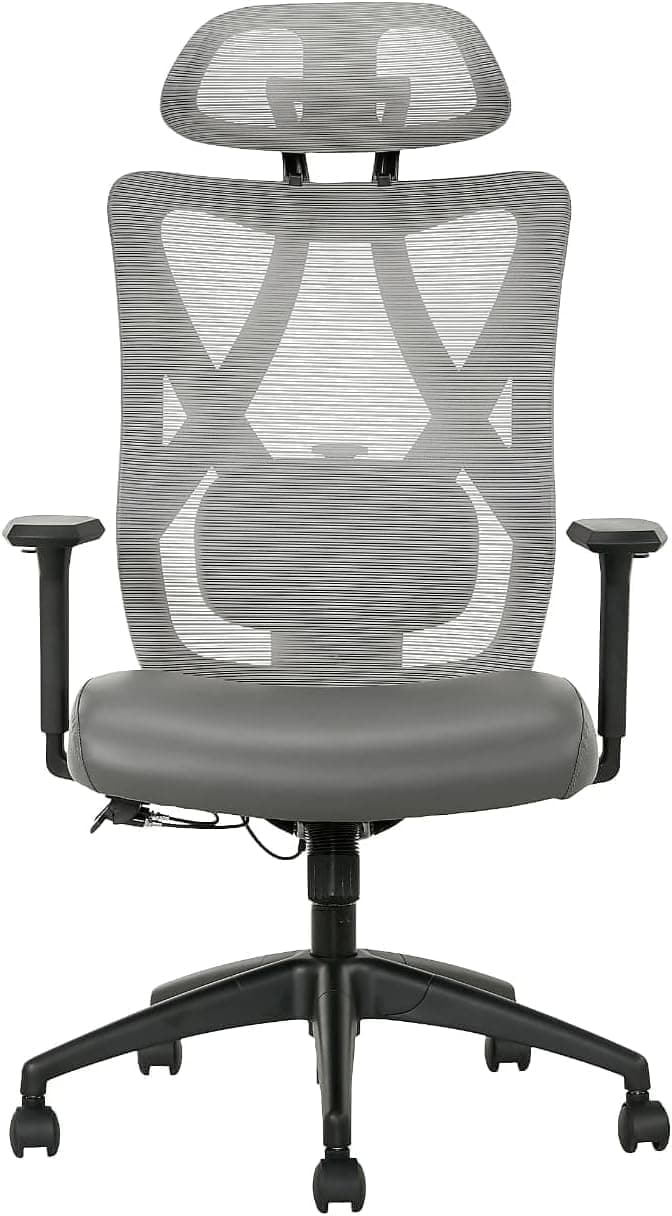 SitTrue Ridgefield Ergonomic Mesh/Vegan Leather High-Back Task
