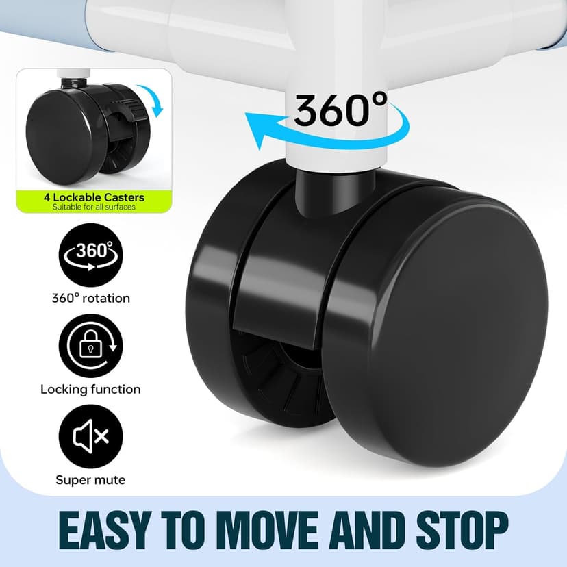 Pool Float Storage - Outdoor Pool Toy Storage Organizer for Pool Noodles, Toys, Floats, Beach Balls, and Equipment, Above Ground Pool Accessories, Rolling Outdoor Pool Storage Bin with Zipper Design