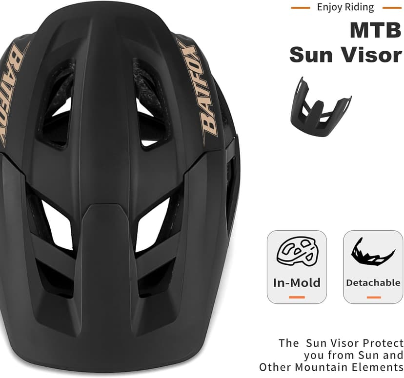 NTA 8776 E-Bike & Mountain Bike Helmet for Adults Youth, E-MTB Cycling Helmet for Men Women (52-60CM)