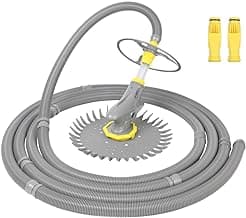 (2024 Upgrade) VINGLI Pool Vacuum Cleaner Automatic Sweeper Swimming Pool Creepy Vacuum (Grey)