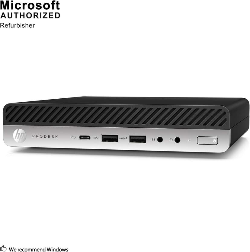 HP ProDesk 600 G3 Mini PC Desktop, Intel Core i5-6500T, 16GB RAM, 256GB PCIe Solid State Drive, USB-C, Windows 11 Professional (Renewed)