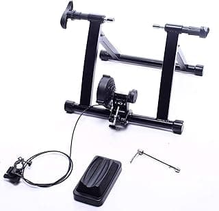 BalanceFrom Bike Trainer Stand Steel Bicycle Exercise Magnetic Stand with Front Wheel Riser