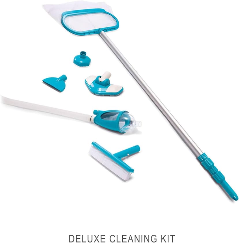 Intex 26367EH 24' x 12' x 52" Rectangular XTR Frame Swimming Pool w/ Filter Pump - Large Above Ground Backyard Rectangle Pool w/ 45-Inch Deep Water