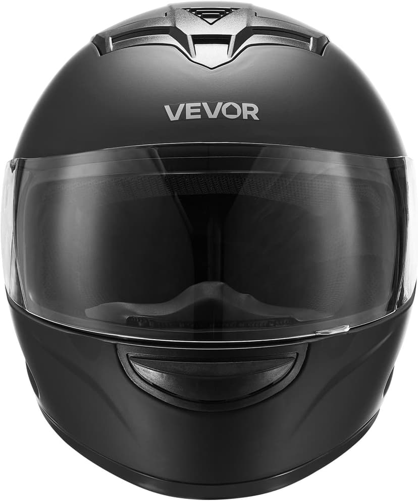 VEVOR Full Face Motorcycle Helmet DOT Approved, Dual Visor & Interchangeable Lens, Smart Street ABS Helmet Comfortable Motocross Helmet, Fit for Youth & Adults