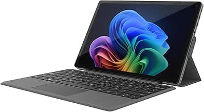 2-in-1 Laptop/Tablet (2025), Windows 11 PC with Magnetic Keyboard, 12” 2K FHD IPS Touchscreen Display, 4-core N95, 12GB DDR5 RAM 512GB SSD, 2 Stereo Speakers Computer for Home Business Students