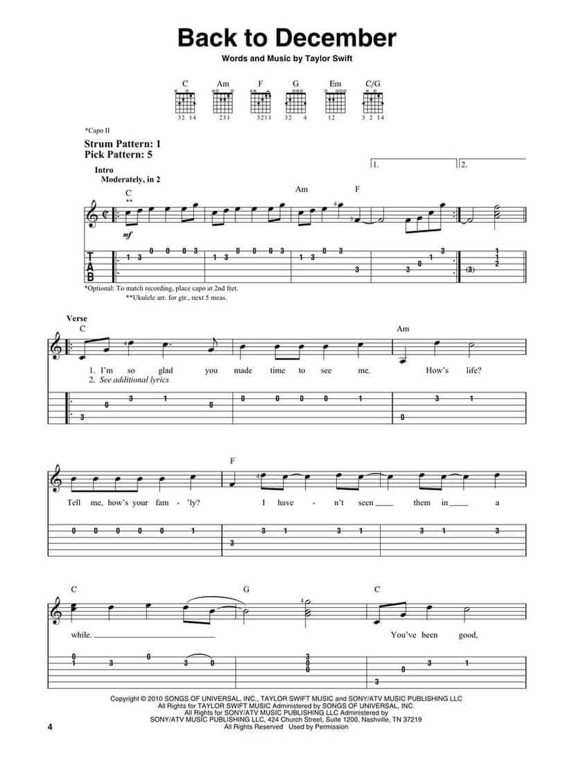 Taylor Swift - Easy Guitar Anthology, 2nd Edition | 23 Songs for Beginners with Chords and Tabs | Pop and Country Guitar Songbook for Acoustic and ... and Fans (Easy Guitar With Notes & Tab)
