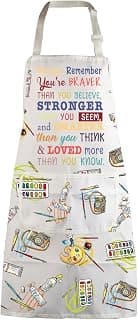 MBMSO Painting Artist Apron with Pockets Artist Painter Gifts Art Lover Gift for Art Teacher Student Painter Apron Waterproof B0CSDBGH7X
