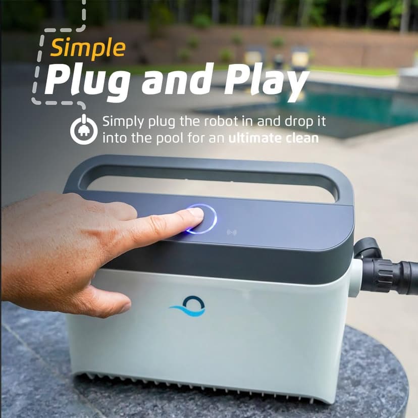 Dolphin (2026 Model) Explorer E25 Wi-Fi Robotic Pool Vacuum Cleaner Pools up to 50 FT - Waterline Scrubber Brush