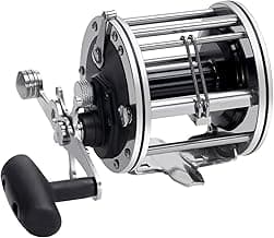 SAMOLLA Deep Sea Fishing Reels 44-66Lb Max Drag for Saltwater or Freshwater Ocean Conventional Reel Saltwater Fishing Reel for Tuna Sailfish Swordfish