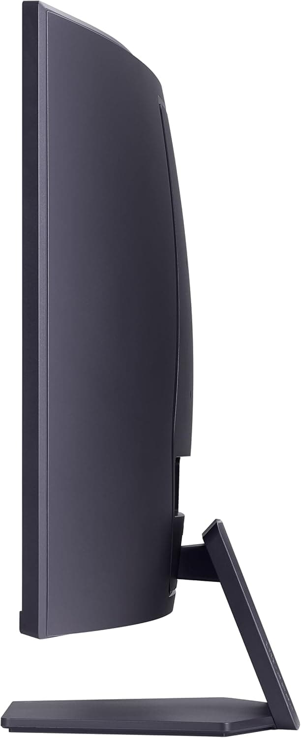 LG 32GS60QC-B Ultragear 32-inch Curved Gaming Monitor QHD (2560x1440) 180Hz 1ms 1000R AMD FreeSync HDR10 HDMIx2 DisplayPort Borderless Design Black Stabilizer DAS Crosshair FPS Counter - Black