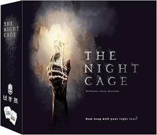 The Night Cage by Smirk and Dagger | Cooperative Candlelit Horror Strategy Game | Tile Laying Labyrinth Escape Adventure | for 1 to 5 Players | Ages 14+