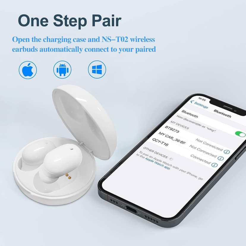 for Apple Earbuds Wired [Clear Call & No Noise], [MFi Certified] 3.5mm Headphones with Microphone Volume Control HiFi Stereo Ear Buds for iPhone/iPad/Kindle/Weather Radio/Airplane [2 Pack]
