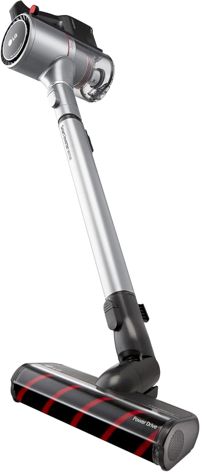 LG CordZero Cordless Stick Vacuum, 2 Batteries, 120 Min Run Time, Powerful Cleaning for Carpet, Hard Floors & Pet Hair, Lightweight, High-Capacity Dust Bin, 10-Year Motor Warranty, A926KSM (Renewed)