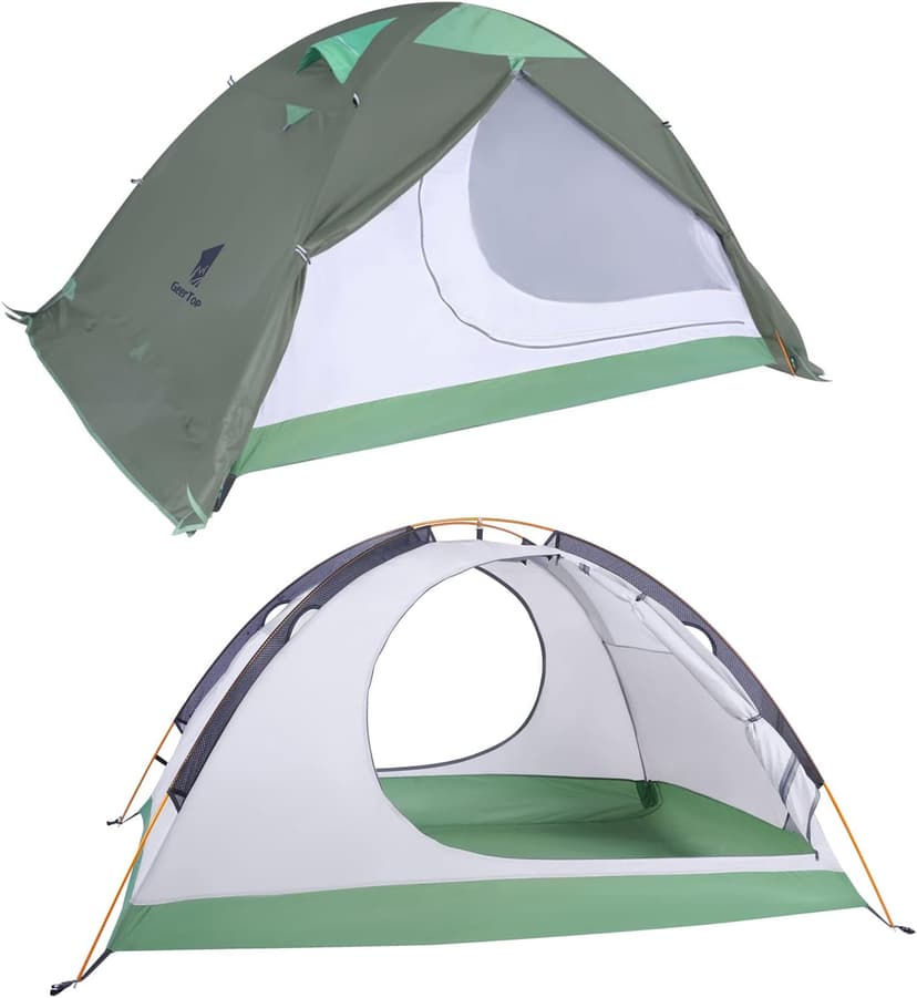 GEERTOP Ultralight 2 Person Backpacking Tent 4 Season Waterproof Camping Tent Double Layer Cold Weather Easy Set Up Tents for Family Camp, Hiking, Hunting Outdoor Mountaineering Travel