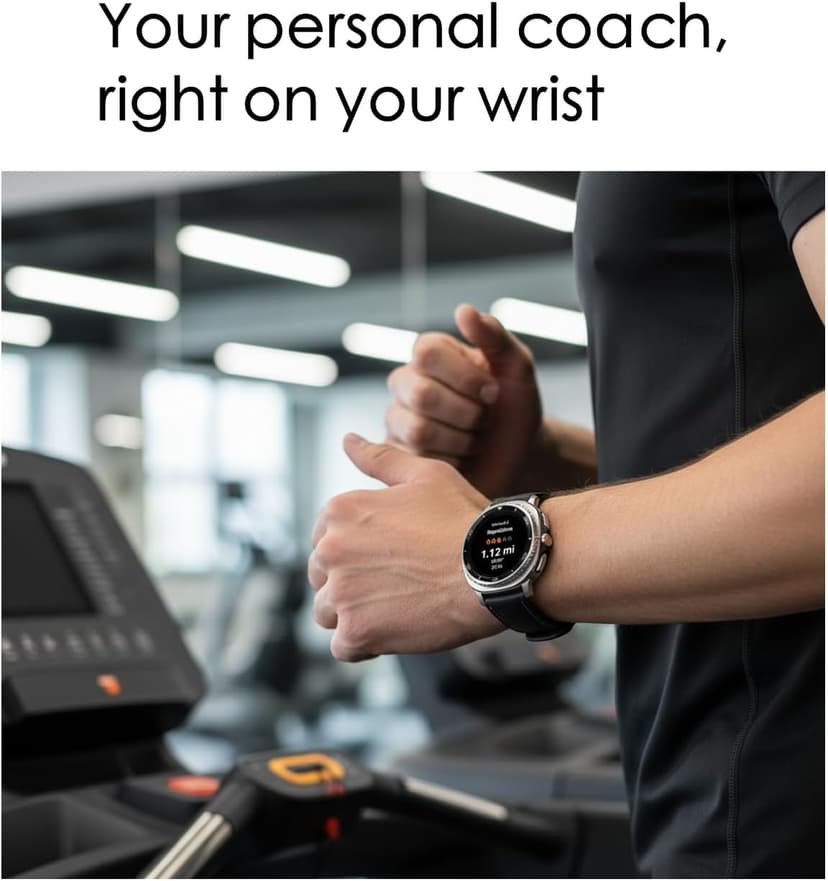 Samsung Galaxy Watch 8 Classic (2025) 46mm LTE Smartwatch – Black | Rotating Bezel, Sleep & Fitness Tracking, Energy Score, Quick Button [US Version] + Extra Sports Band & Screen Protector