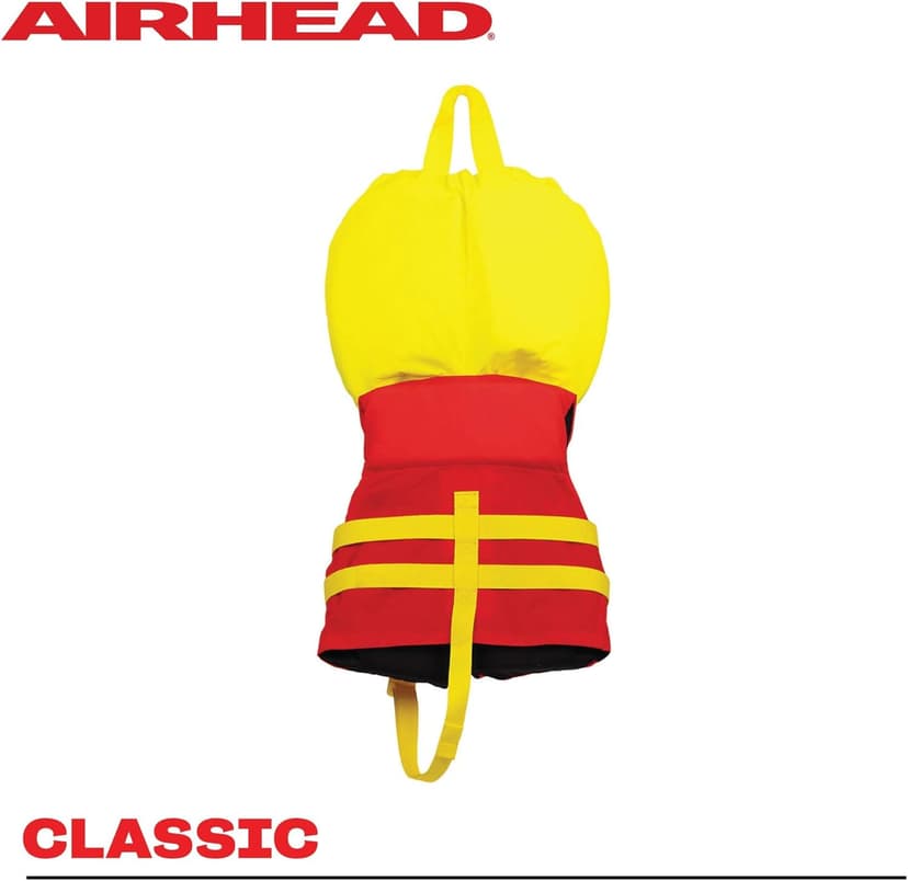 Airhead General Purpose Life Jacket for Adults & Kids - US Coast Guard Approved Life Vest for Men, Women, Youth, Child & Infant, Boating Safety PFD for Fishing & Swimming