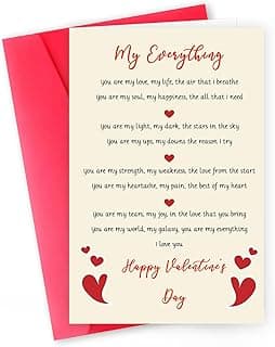 Lovely Valentine's Day Card,Funny Valentines Gifts for Him Her,Men Gifts Valentines Day,Love Card Gifts for Valentine's Day