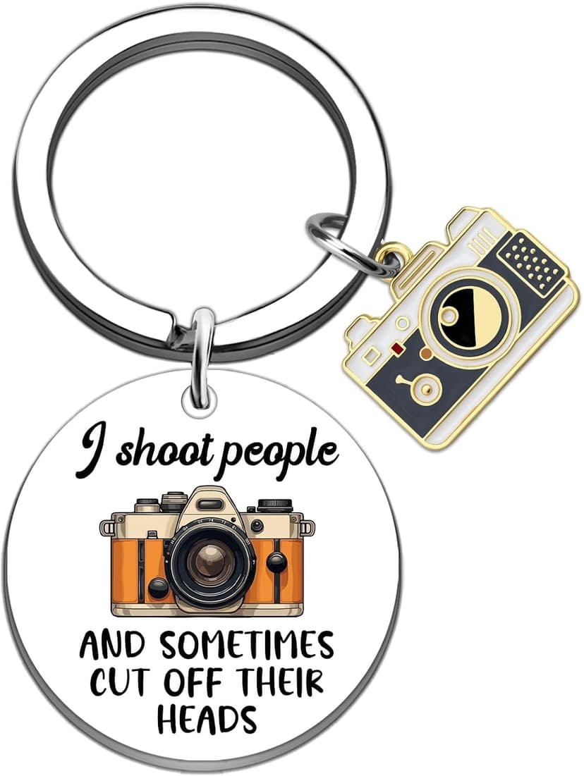 Camera Themed Gifts Camera Lover Gift for Women Men Friend Birthday Anniversary Valentine's Day Camera Keyring Photography Gifts for Photographers Funny Photographer Gifts Keychains B0FP4XK187