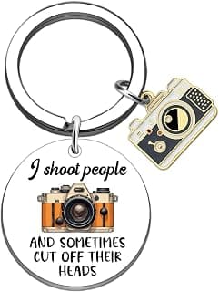 Camera Themed Gifts Camera Lover Gift for Women Men Friend Birthday Anniversary Valentine's Day Camera Keyring Photography Gifts for Photographers Funny Photographer Gifts Keychains B0FP4XK187