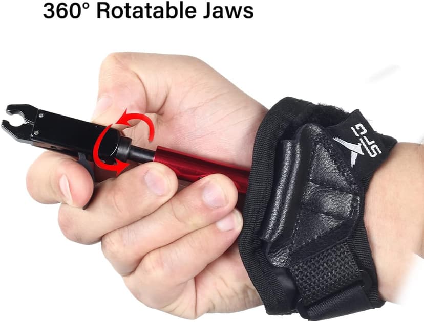 Archery Bow Release for Compound Bow Youth Bow Trigger 360° Adjustable Wrist Release Aids for Adults Hunting Shooting Accessories