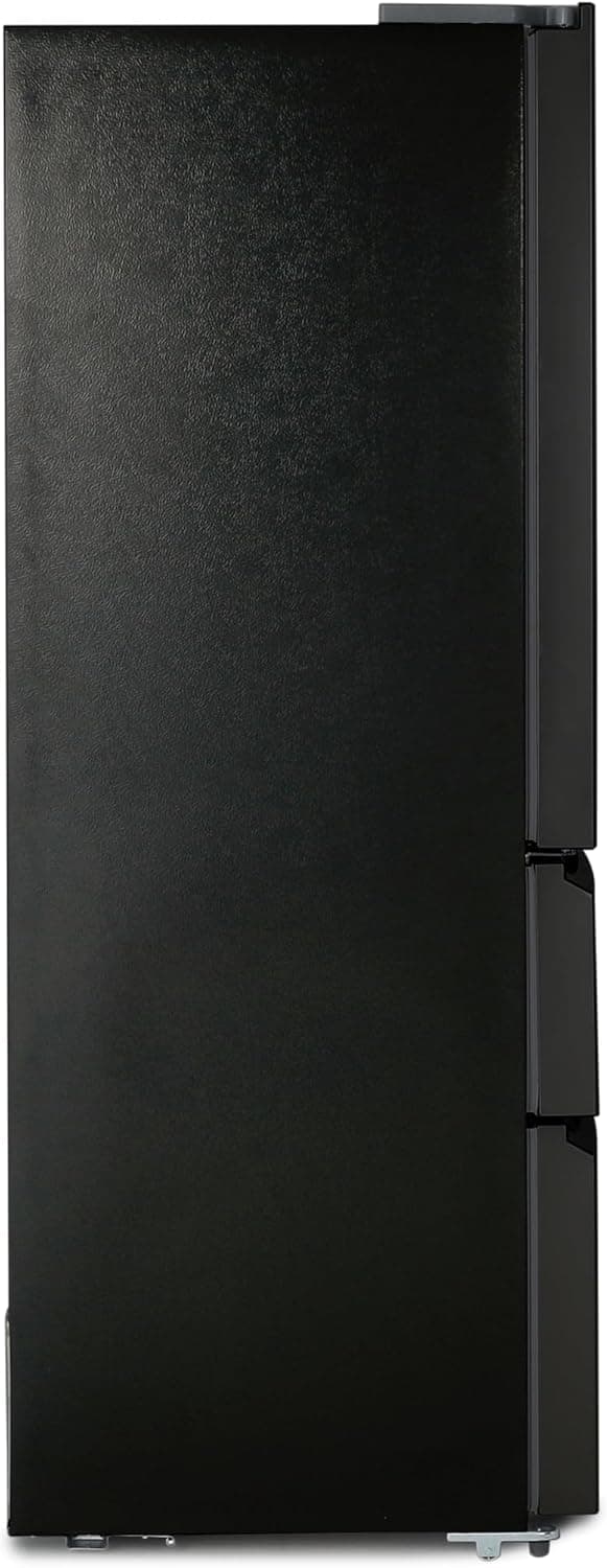 Commercial Cool 18.9 Cu. Ft. French Door Refrigerator, 33 Inch Wide Refrigerator with 2 Bottom Mount Freezer Drawers, Frost Free, LED Lighting, Digital Temperature Control, CCRF1890KB, Black