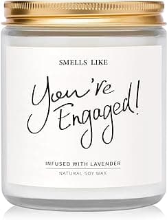 Engagement Gifts for Couples - Lavender Scented Candles, Gift for Newly Engaged Couples, Engagement Gifts for Her, Women, Best Engaged Gift